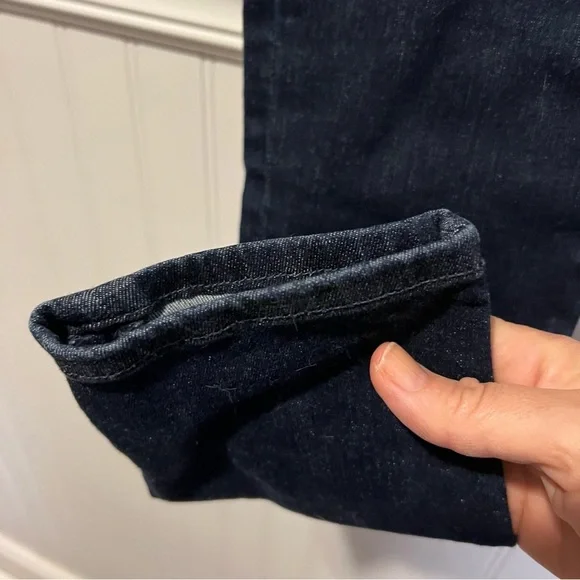 Frame Denim Le One Skinny Keller Dark Blue Ankle length Jeans size 29 or 2 - Picture 11 of 16